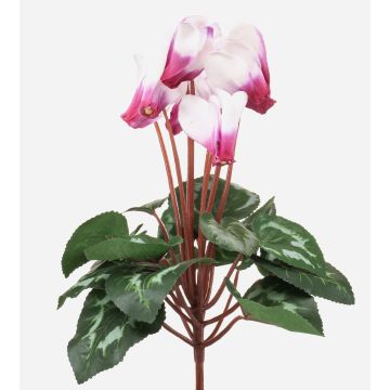 Vincapervina artificiale VERIANA su bastoncino, bianco-rosa, 30 cm