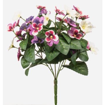 Pansé artificiale NORHA su bastoncino, rosa-lilla-bianco, 30 cm Pansé artificiale NORHA su bastoncino, rosa-lilla-bianco, 30 cm