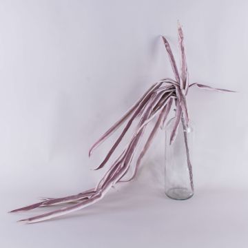 Alga artificiale AURELIUS, su stelo, viola-bianco, 85cm