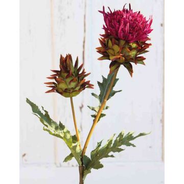Cardo artificiale TALISHA, rosa, 55cm