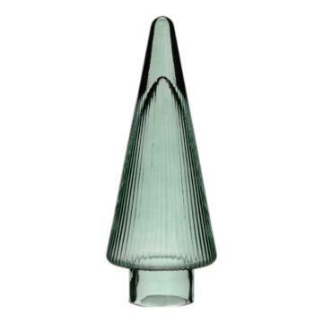 Albero di Natale decorativo in vetro RICON, metallizzato, verde, 26 cm, Ø 9,5 cm Albero di Natale decorativo in vetro RICON, metallizzato, verde, 26 cm, Ø 9,5 cm