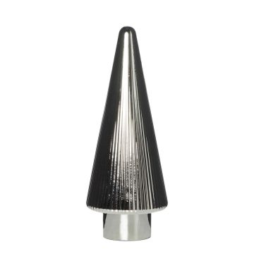 Albero di Natale decorativo in vetro RICON, metallizzato, argento, 26 cm, Ø 9,5 cm Albero di Natale decorativo in vetro RICON, metallizzato, argento, 26 cm, Ø 9,5 cm