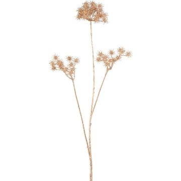 Ramo artificiale di carota selvatica ZAHLERY, dorato, 85 cm