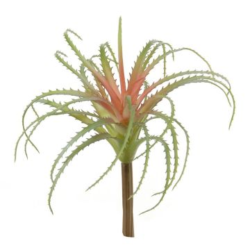Tillandsia Stricta artificiale LUONG, gambo, verde-rosso, 22 cm