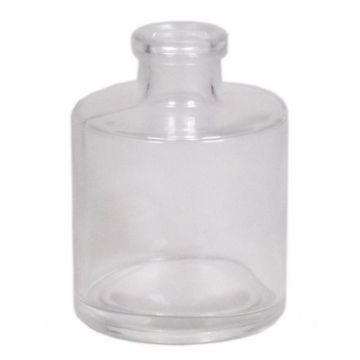 Bottiglia decorativa ORINOCO, vetro, trasparente, 8,8 cm, Ø 6,7 cm