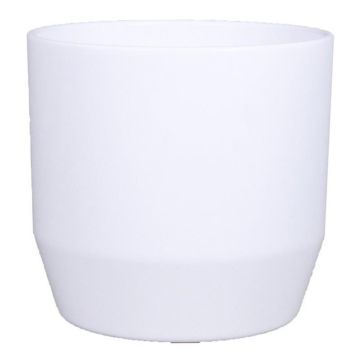 Vaso LENAS, ceramica, bianco opaco, 25,5 cm, Ø 27 cm Vaso LENAS, ceramica, bianco opaco, 25,5 cm, Ø 27 cm