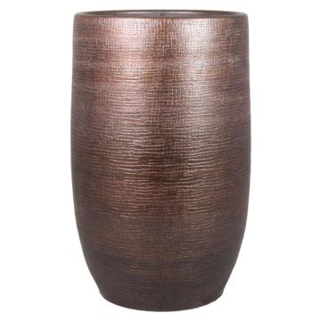 Vaso decorativo AGAPE, ceramica, con venature, rame, 40 cm, Ø 26 cm Vaso decorativo AGAPE, ceramica, con venature, rame, 40 cm, Ø 26 cm