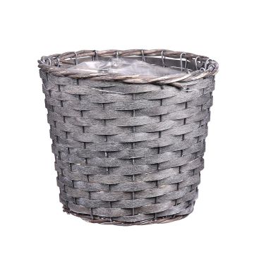 Cesto per piante AHMANIU, grigio, 18 cm, Ø 22 cm Cesto per piante AHMANIU, grigio, 18 cm, Ø 22 cm