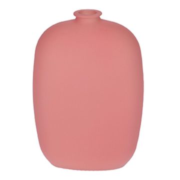 Bottiglia Meplat PAISANTO in vetro, rosa antico opaco, 10x4,5x14,5 cm
