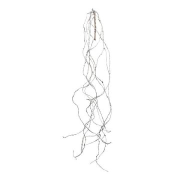 Ramo artificiale larice ZALMET, pendente, congelato, bianco, 135 cm