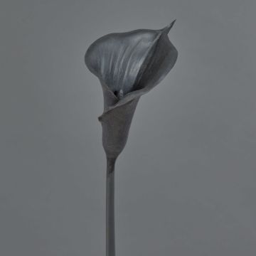Fiore artificiale Calla JALRIM, nero metallizzato, 70 cm