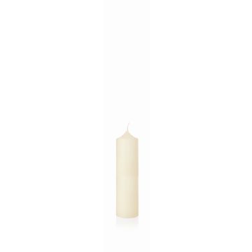 Candela da camino FRANZISKA, avorio, 25 cm, Ø 7 cm, 96 h - Made in Germany Candela da camino FRANZISKA, avorio, 25 cm, Ø 7 cm, 96 h - Made in Germany