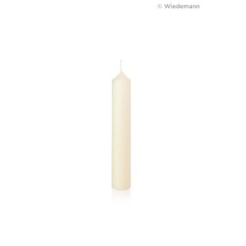 Candela da altare MERRITT in cera d'api al 10%, avorio, 40cm, Ø6cm, 84h - Prodotto in Germania