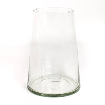 Vaso per candele a forma di cono MAX, trasparente, 24cm, Ø11,5cm