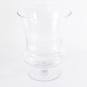 Vaso di vetro CATANIA, calice, trasparente, 35cm, Ø27cm