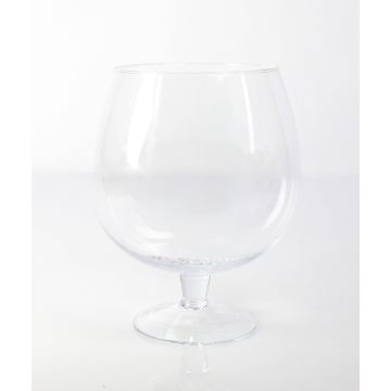 Bicchiere da cognac XXL LIAM su piede, vetro, trasparente, 24cm, Ø19cm Bicchiere da cognac XXL LIAM su piede, vetro, trasparente, 24cm, Ø19cm