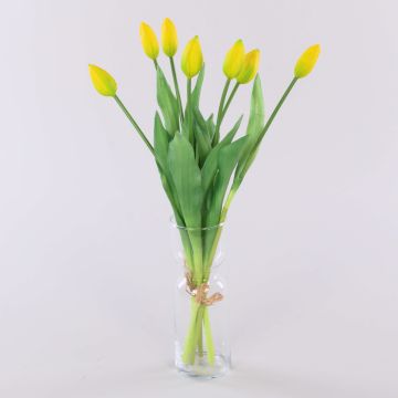 Mazzo di tulipani tessile LONA, giallo-verde, 45cm, Ø20cm