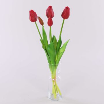 Mazzo di tulipani artificiali LONA, rosso, 45cm, Ø15cm