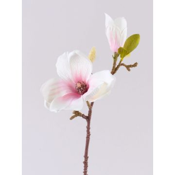 Magnolia finta FEMI, rosa pallido, 35cm, Ø12cm
