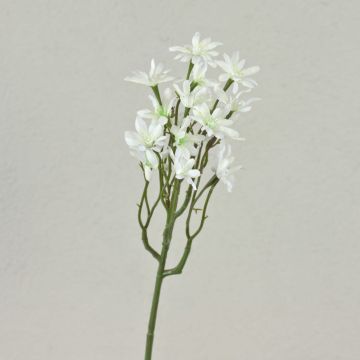 Fiore finto di tripolium pannonicum NAMINA, bianco, 45cm