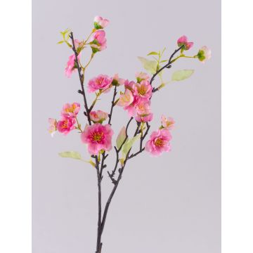Ramo di fiore di ciliegio artificiale SOEY con fiori, rosa-fucsia, 45cm, Ø2-4,5cm