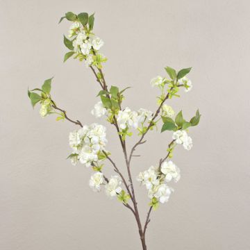 Ramo di ciliegio finto MATSUDA con fiori, crema-bianco, 130cm