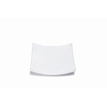 Piatto per candele NOELYA in ceramica, bianco, 10x10cm