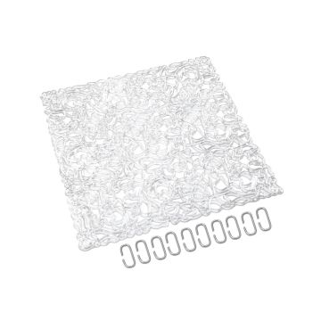 Elementi divisori sospesi LUCIE, linee, trasparenti, set da 4, 30 cm Elementi divisori sospesi LUCIE, linee, trasparenti, set da 4, 30 cm