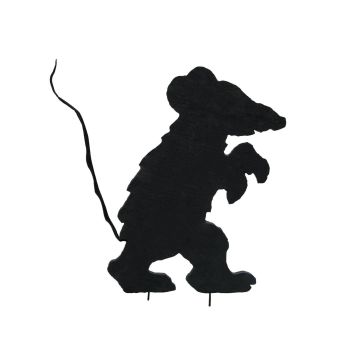 Decorazione di Halloween silhouette topo SPOOKY MOUSE, nero, 56 cm Decorazione di Halloween silhouette topo SPOOKY MOUSE, nero, 56 cm
