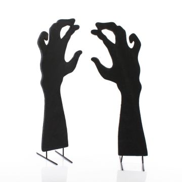 Decorazione di Halloween silhouette mani SPOOKY HANDS, nero, 40cm Decorazione di Halloween silhouette mani SPOOKY HANDS, nero, 40cm