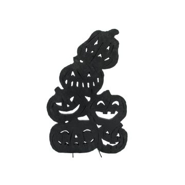 Decorazione di Halloween silhouette zucche SPOOKY PUMPKINS, nero, 82cm Decorazione di Halloween silhouette zucche SPOOKY PUMPKINS, nero, 82cm