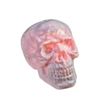 Decorazione di Halloween teschio MORTY con funzione sonora, LED, 30x23cm Decorazione di Halloween teschio MORTY con funzione sonora, LED, 30x23cm