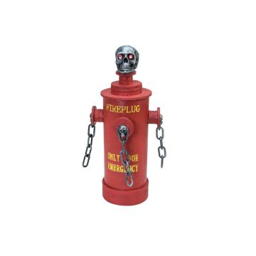 Decorazione di Halloween idrante SPRINKY con teschio, risata inquietante, funzione di movimento, LED, 28cm Decorazione di Halloween idrante SPRINKY con teschio, risata inquietante, funzione di movimento, LED, 28cm