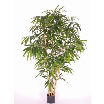 Albero di bambù sintetico NARUTO, tronchi veri, verde, 150cm