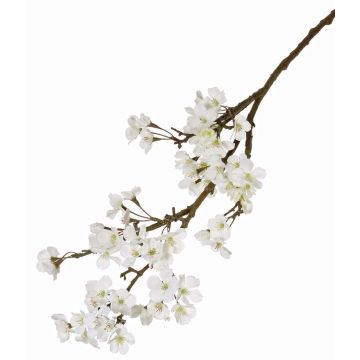 Rametto di melo sintetico LINDJA, con fiori, bianco, 105cm