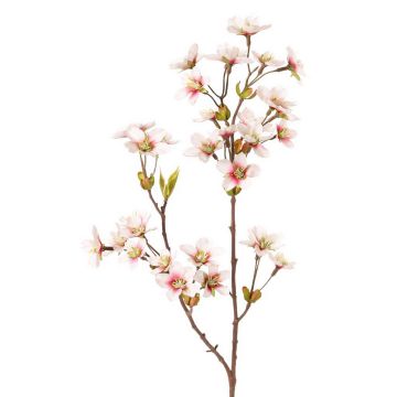 Ramo di melo sintetico SADAKA, con fiori, bianco-rosa, 85cm Ramo di melo sintetico SADAKA, con fiori, bianco-rosa, 85cm