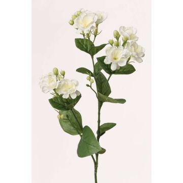Ramo di gelsomino artificiale SINJA, bianco-verde, 60cm, Ø4cm