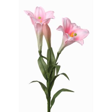 Giglio di pasqua artificiale ERISA, rosa, 75cm, Ø8-11cm