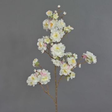 Ramo di ciliegio sintetico RUKIA, con fiori, bianco, 90cm
