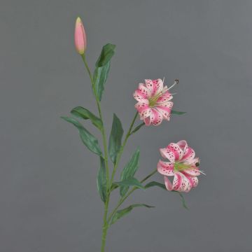 Giglio tigrato artificiale DANBI, fucsia, 85cm, Ø9cm Giglio tigrato artificiale DANBI, fucsia, 85cm, Ø9cm