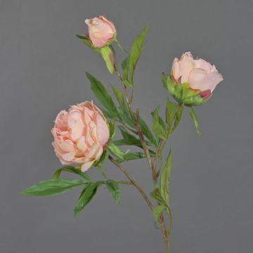 Peonia finta MANJA, rosa, 70cm, Ø8-10cm