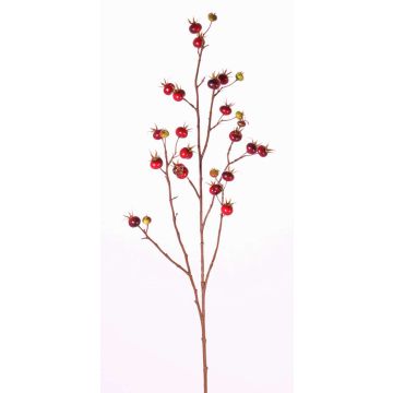 Rosa villosa finta GERDA, con frutti, rosso, 110cm