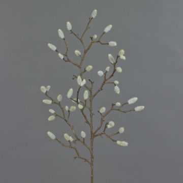 Ramo di magnolia artificiale KOTORI, bianco, 75cm