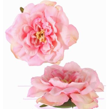 Fiore di rosa finta SASKIA, galleggiante, rosa, 5cm, Ø15cm Fiore di rosa finta SASKIA, galleggiante, rosa, 5cm, Ø15cm