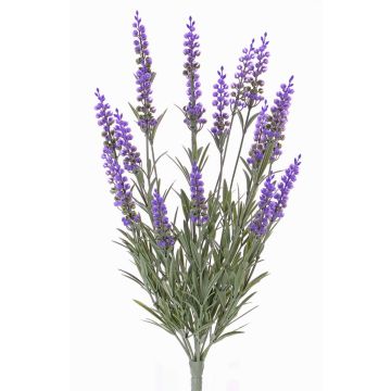 Lavanda finta LEINA su stelo, zona trasversale, lilla, 45cm, Ø2cm