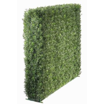 Siepe tasso finto FANNO, struttura metallo, uv resistente, 100x20x80cm