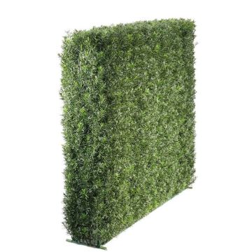 Siepe tasso finto FANNO, struttura metallo, uv resistente, 100x80cm