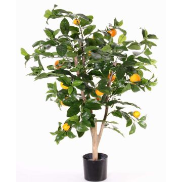 Arancio sintetico TERUKI, tronco naturale, con frutti, verde, 85cm Arancio sintetico TERUKI, tronco naturale, con frutti, verde, 85cm