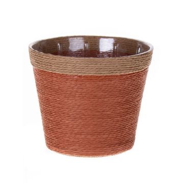Cesto per fiori NERIONKO, terracotta-beige, 16cm, Ø19cm