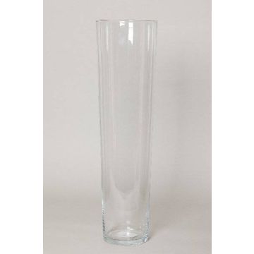Vaso di vetro AMNA OCEAN, conico, trasparente, 70cm, &Oslash;17cm